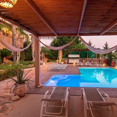 Villa Maira Luxurious With Private Swimming Pool Корфос Экстерьер фото