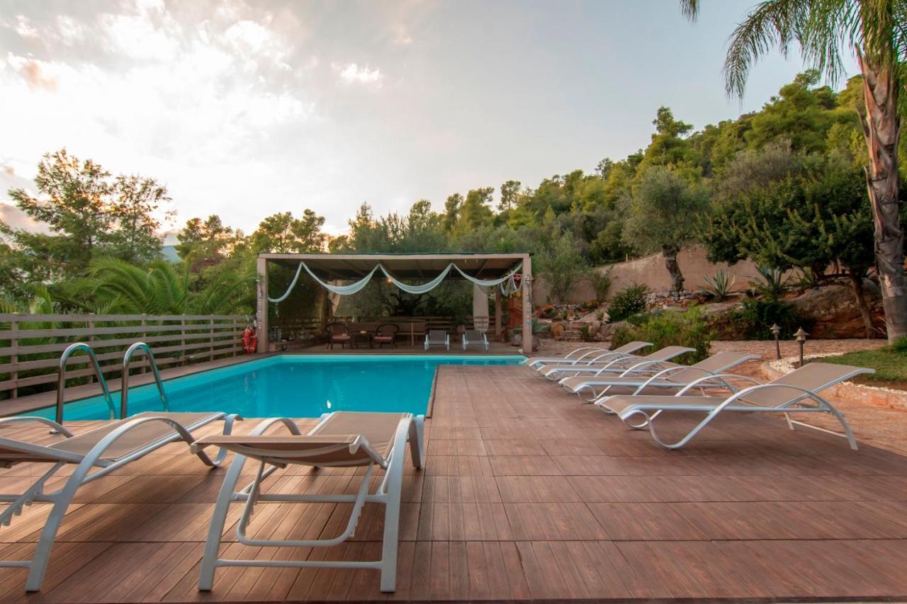 Villa Maira Luxurious With Private Swimming Pool Корфос Экстерьер фото