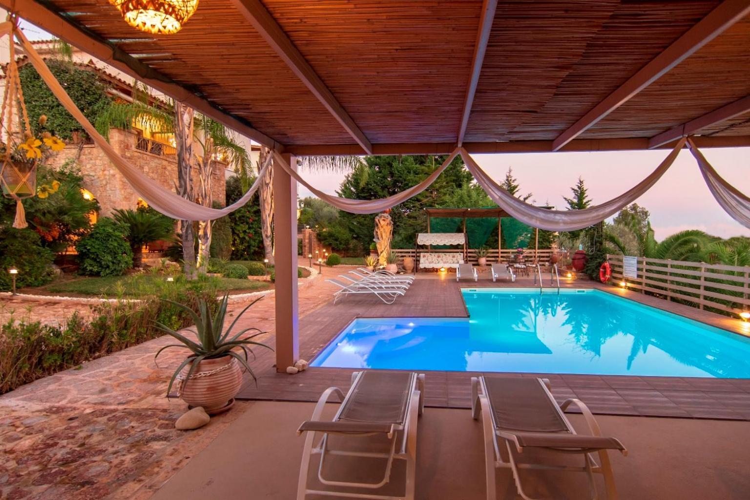 Villa Maira Luxurious With Private Swimming Pool Корфос Экстерьер фото