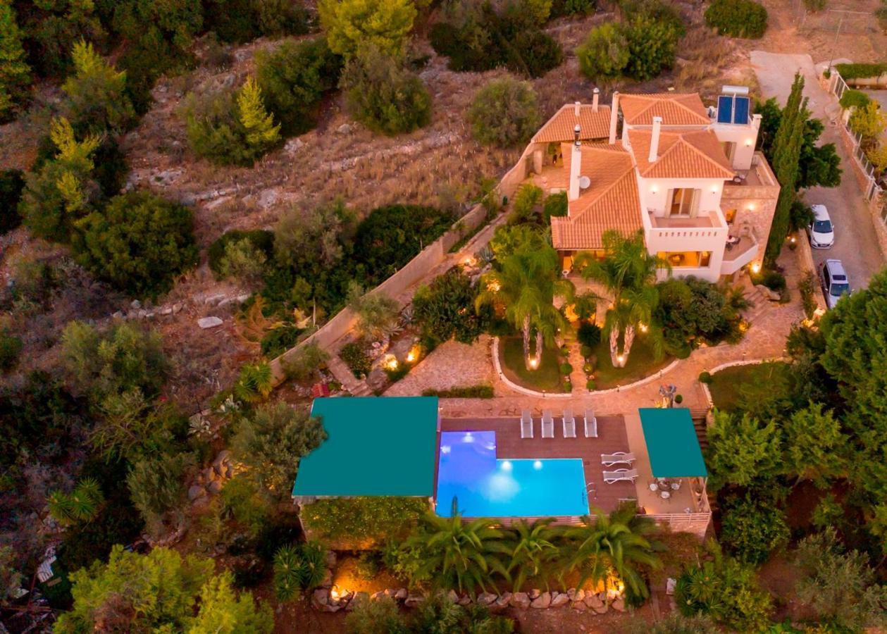 Villa Maira Luxurious With Private Swimming Pool Корфос Экстерьер фото