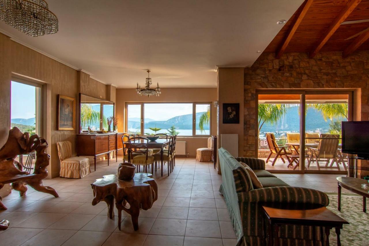 Villa Maira Luxurious With Private Swimming Pool Корфос Экстерьер фото